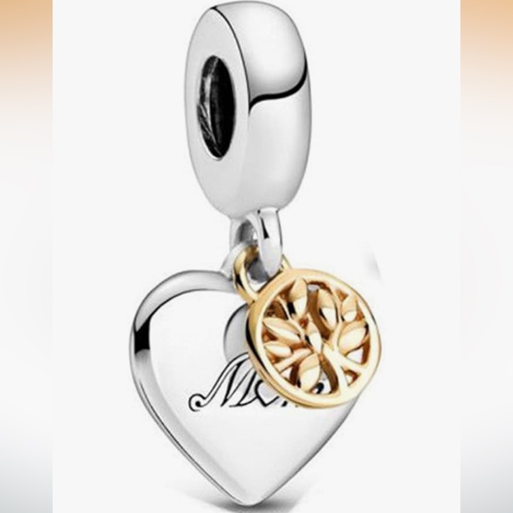 Mom-Heart of Our Family Charm-NEW